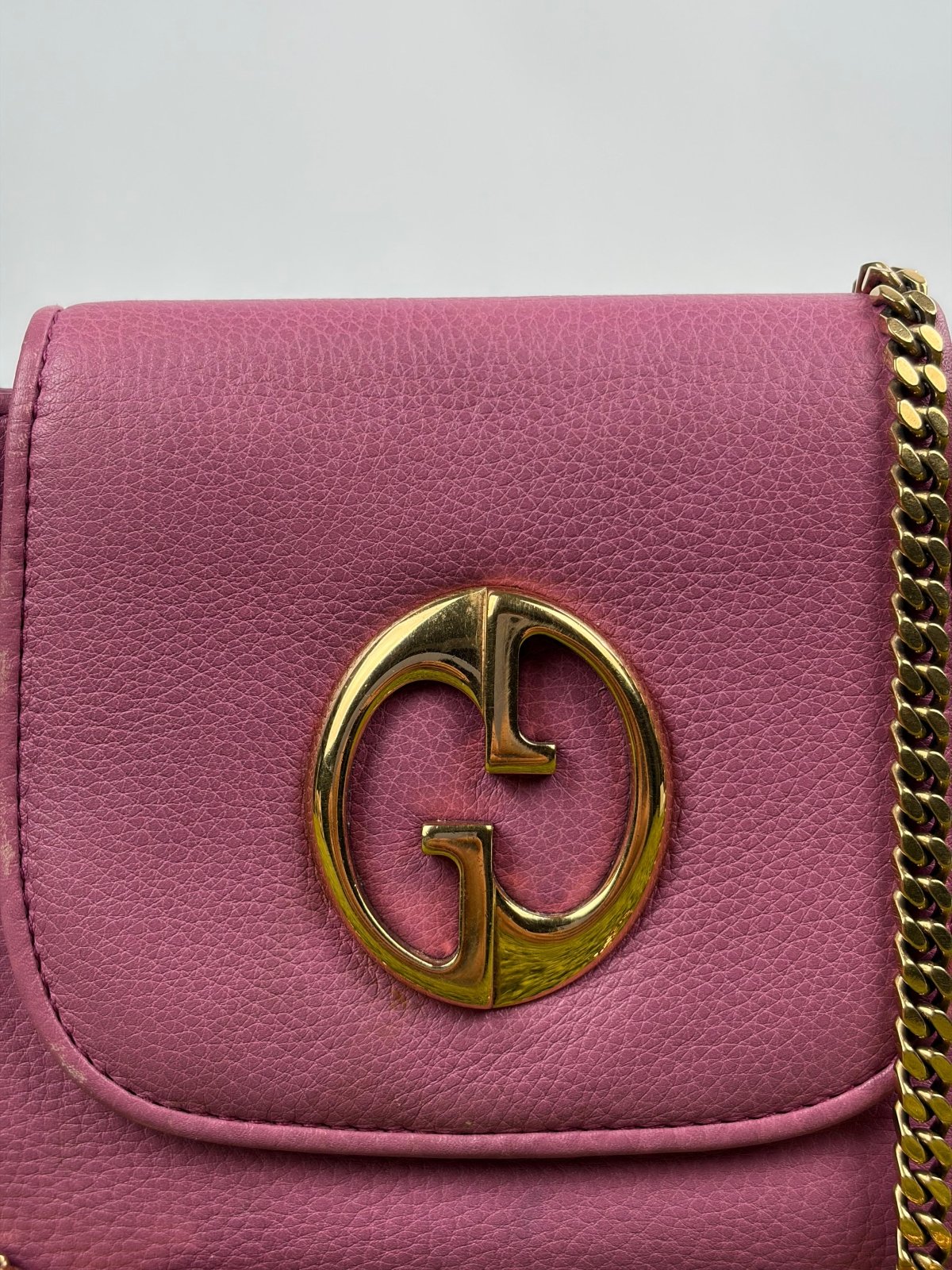 Borsa Gucci 1973 in pelle Rosa - Second Hand Di Fiore
