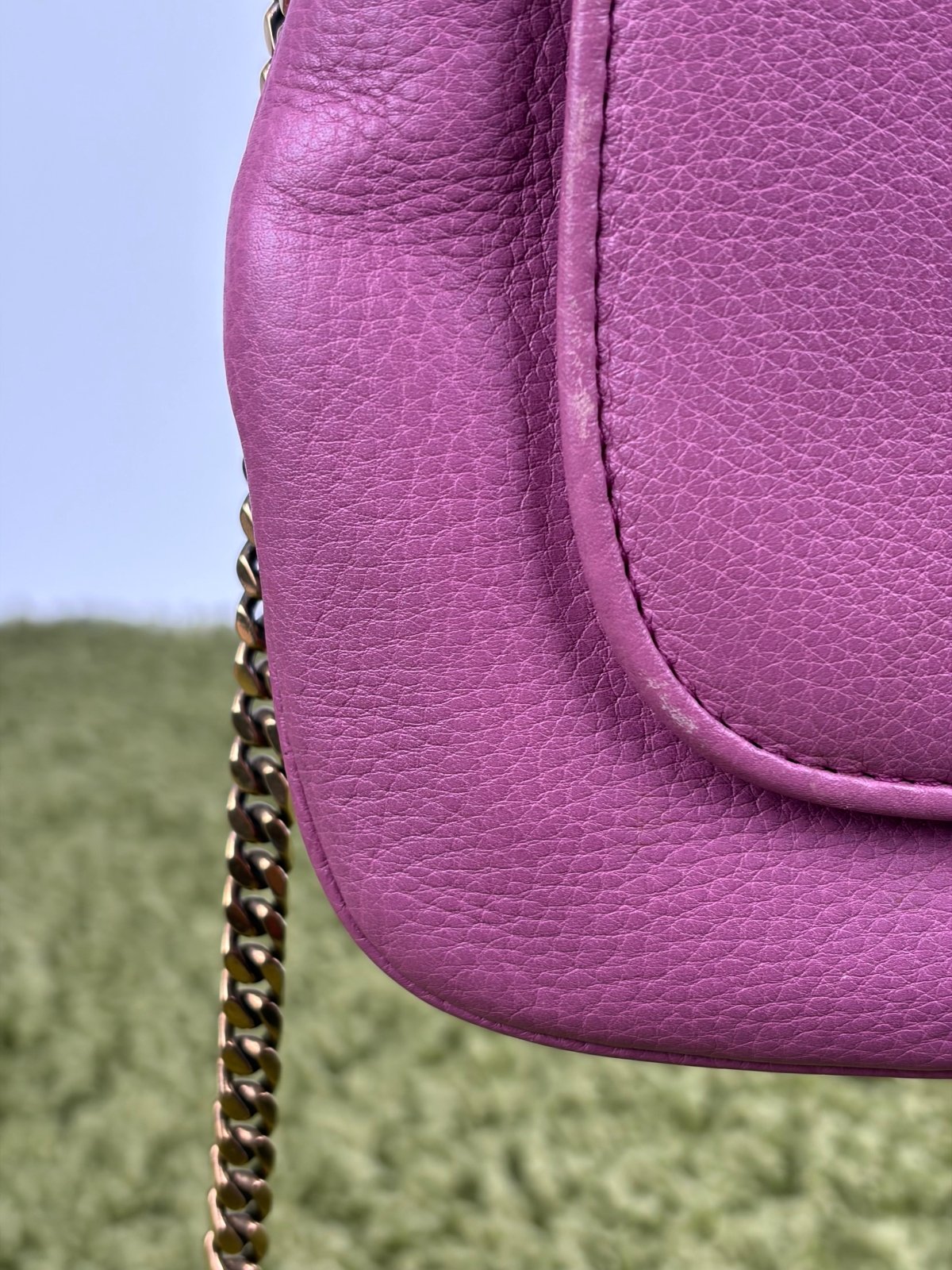 Borsa Gucci 1973 in pelle Rosa - Second Hand Di Fiore