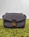 Borsa Louis Vuitton Saint German BB Studded Monogram Empreinte Grigia - Second Hand Di Fiore