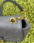Borsa Louis Vuitton Saint German BB Studded Monogram Empreinte Grigia - Second Hand Di Fiore