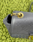 Borsa Louis Vuitton Saint German BB Studded Monogram Empreinte Grigia - Second Hand Di Fiore