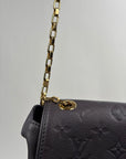Borsa Louis Vuitton Saint German BB Studded Monogram Empreinte Grigia - Second Hand Di Fiore