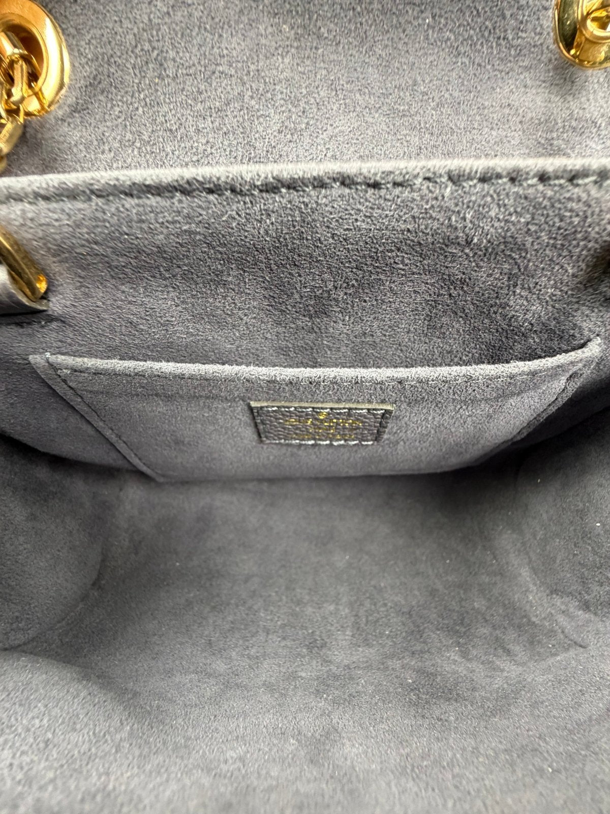 Borsa Louis Vuitton Saint German BB Studded Monogram Empreinte Grigia - Second Hand Di Fiore