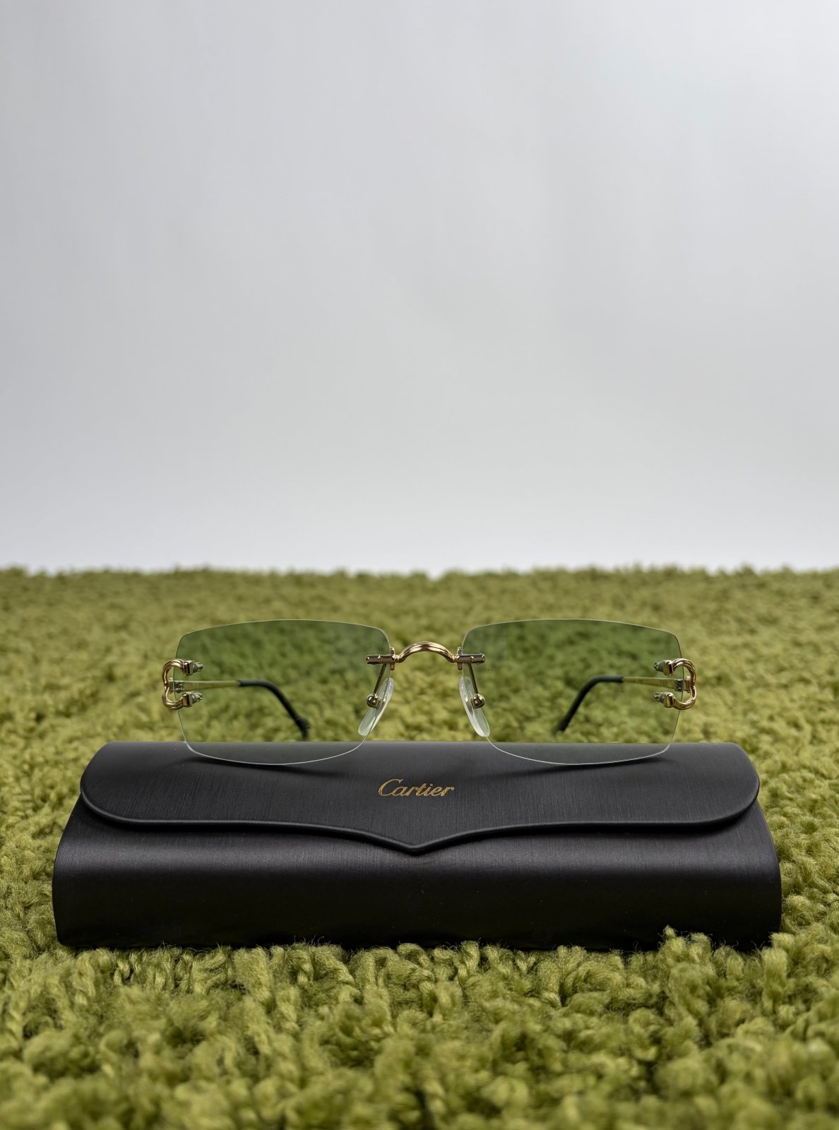 Occhiali Cartier Rimless Signature Oro - Second Hand Di Fiore