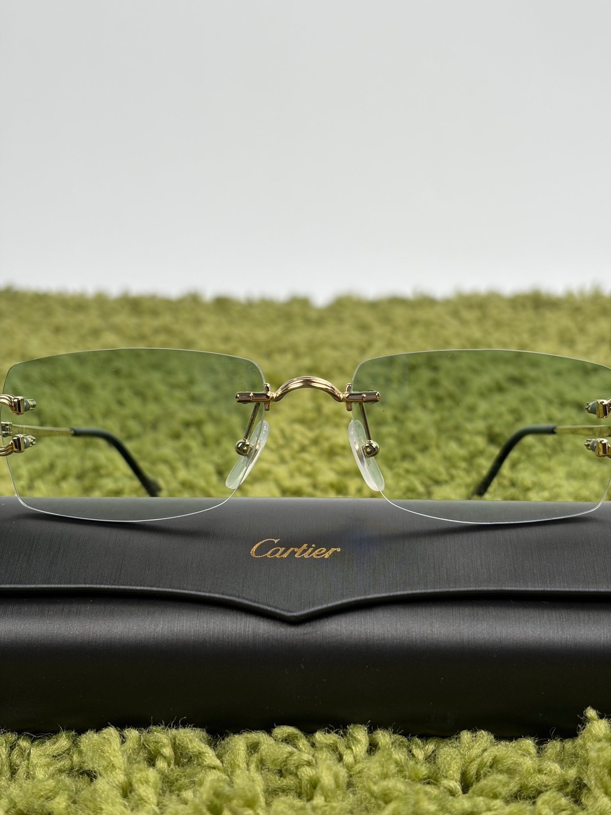 Occhiali Cartier Rimless Signature Oro - Second Hand Di Fiore