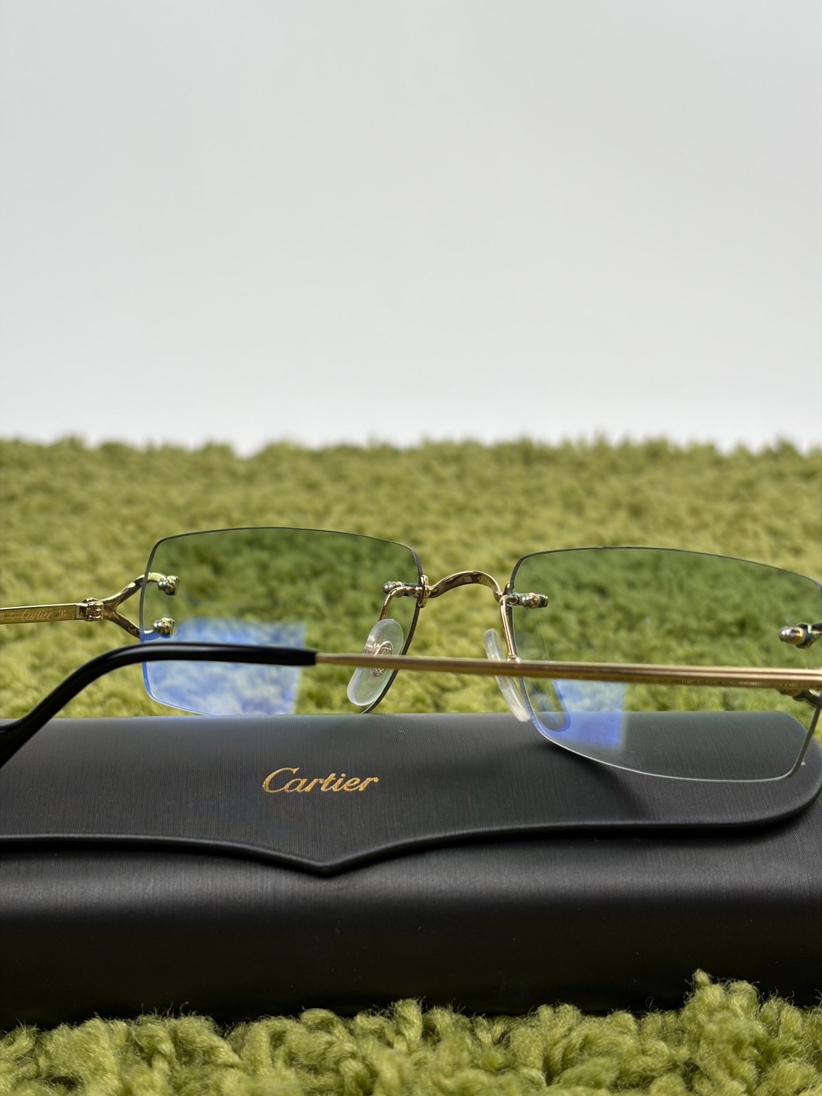Occhiali Cartier Rimless Signature Oro - Second Hand Di Fiore
