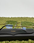 Occhiali Cartier Rimless Signature Oro - Second Hand Di Fiore