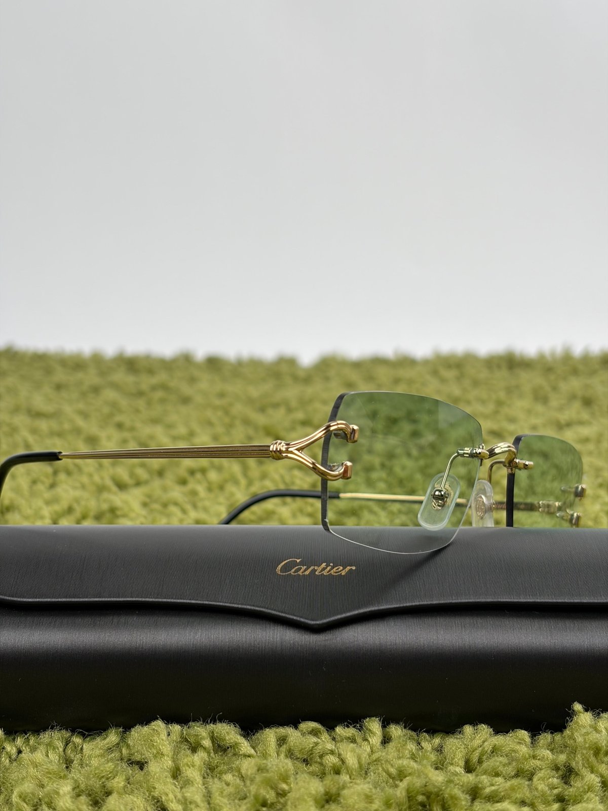Occhiali Cartier Rimless Signature Oro - Second Hand Di Fiore
