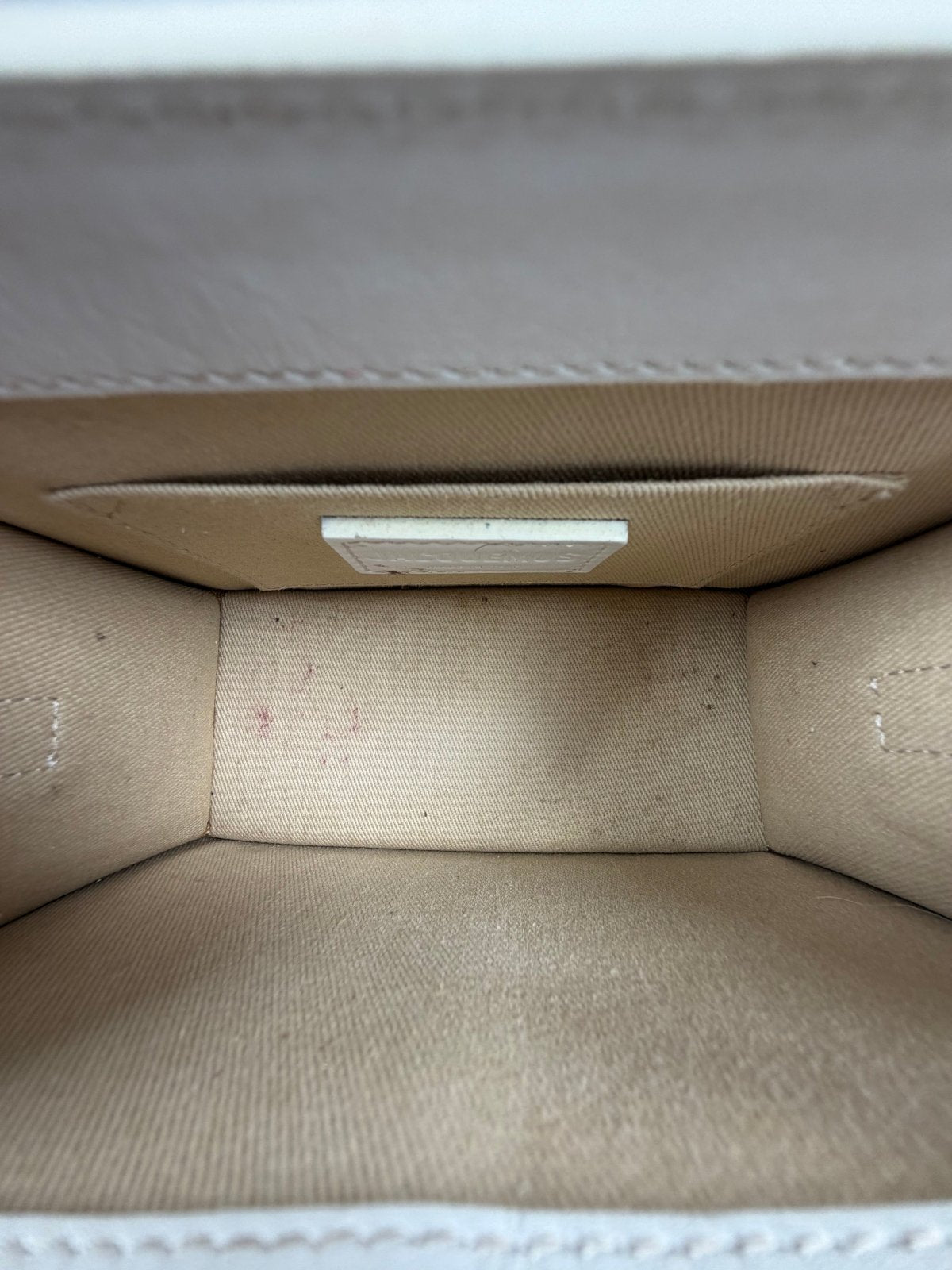 Borsa Jacquemus La Chiquito Media Bianca - Second Hand Di Fiore