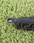 Pochette Fendi Con Motivo FF Zucca Marrone - Second Hand Di Fiore