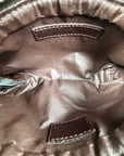 Pochette Fendi Con Motivo FF Zucca Marrone - Second Hand Di Fiore