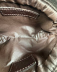 Pochette Fendi Con Motivo FF Zucca Marrone - Second Hand Di Fiore