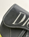 Borsa Christian Dior X Alex Foxton Saddle Nera - Second Hand Di Fiore