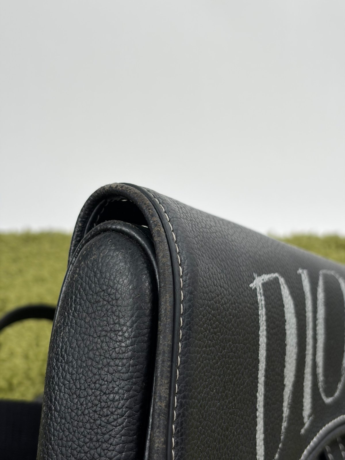 Borsa Christian Dior X Alex Foxton Saddle Nera - Second Hand Di Fiore