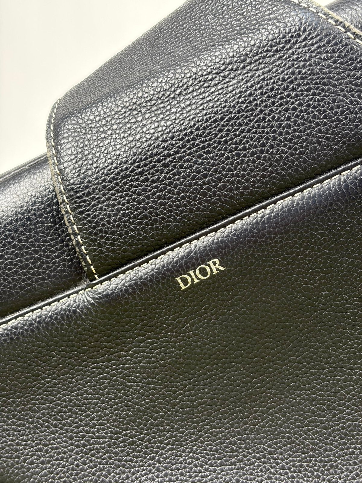 Borsa Christian Dior X Alex Foxton Saddle Nera - Second Hand Di Fiore