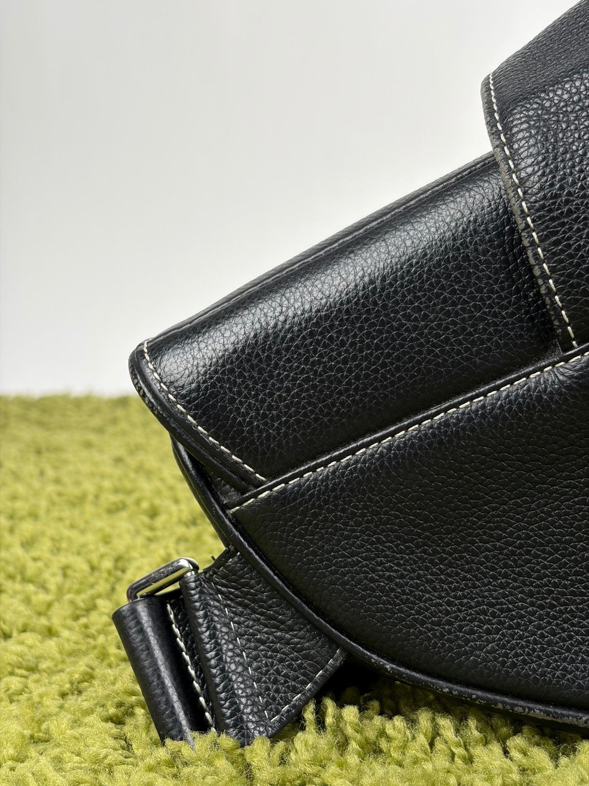 Borsa Christian Dior X Alex Foxton Saddle Nera - Second Hand Di Fiore