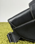 Borsa Christian Dior X Alex Foxton Saddle Nera - Second Hand Di Fiore