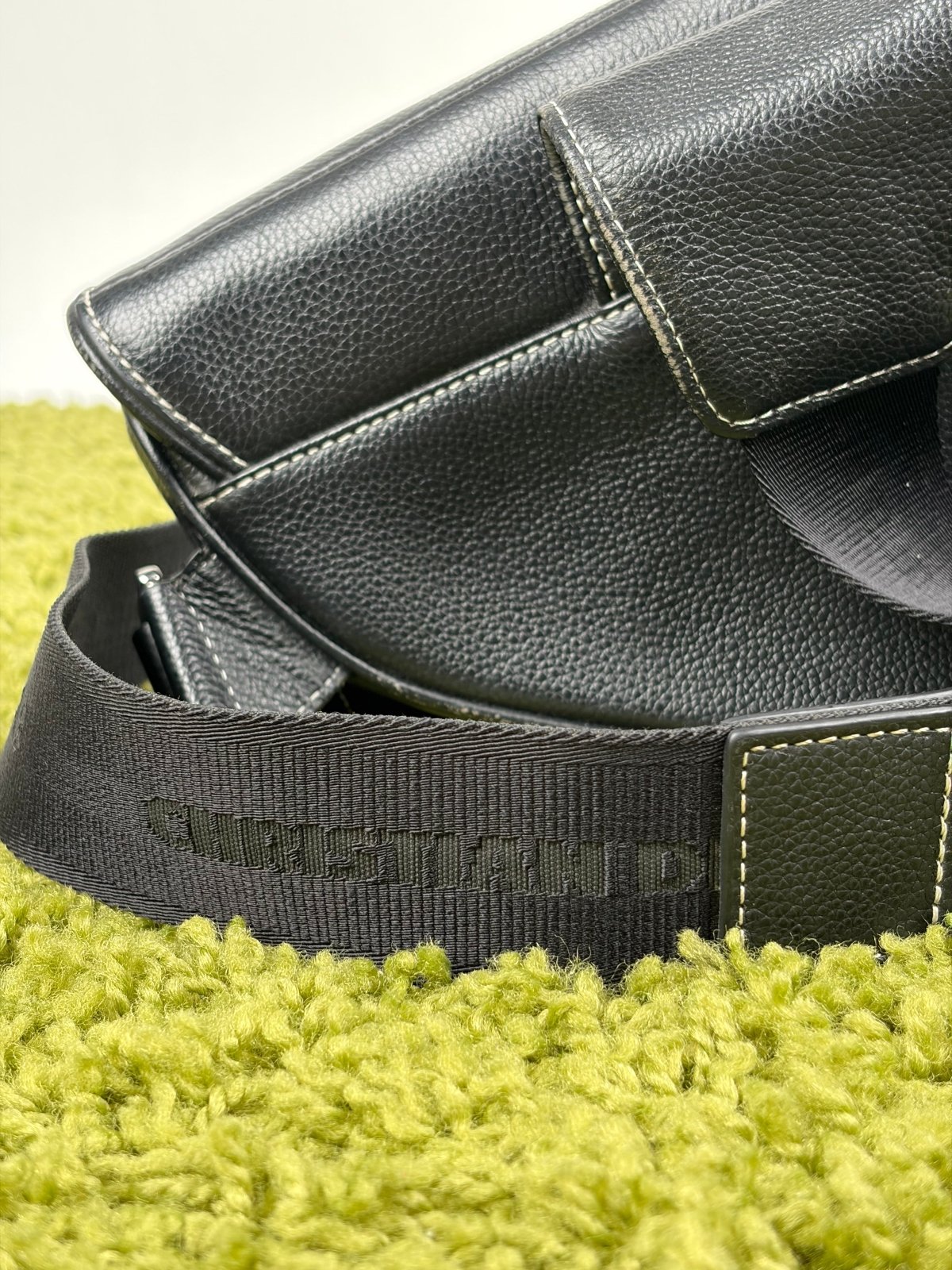Borsa Christian Dior X Alex Foxton Saddle Nera - Second Hand Di Fiore