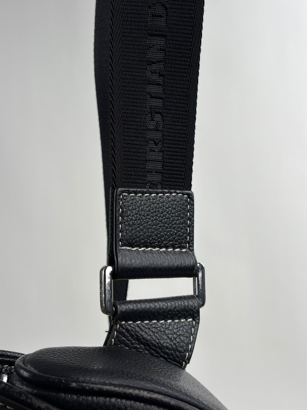 Borsa Christian Dior X Alex Foxton Saddle Nera - Second Hand Di Fiore