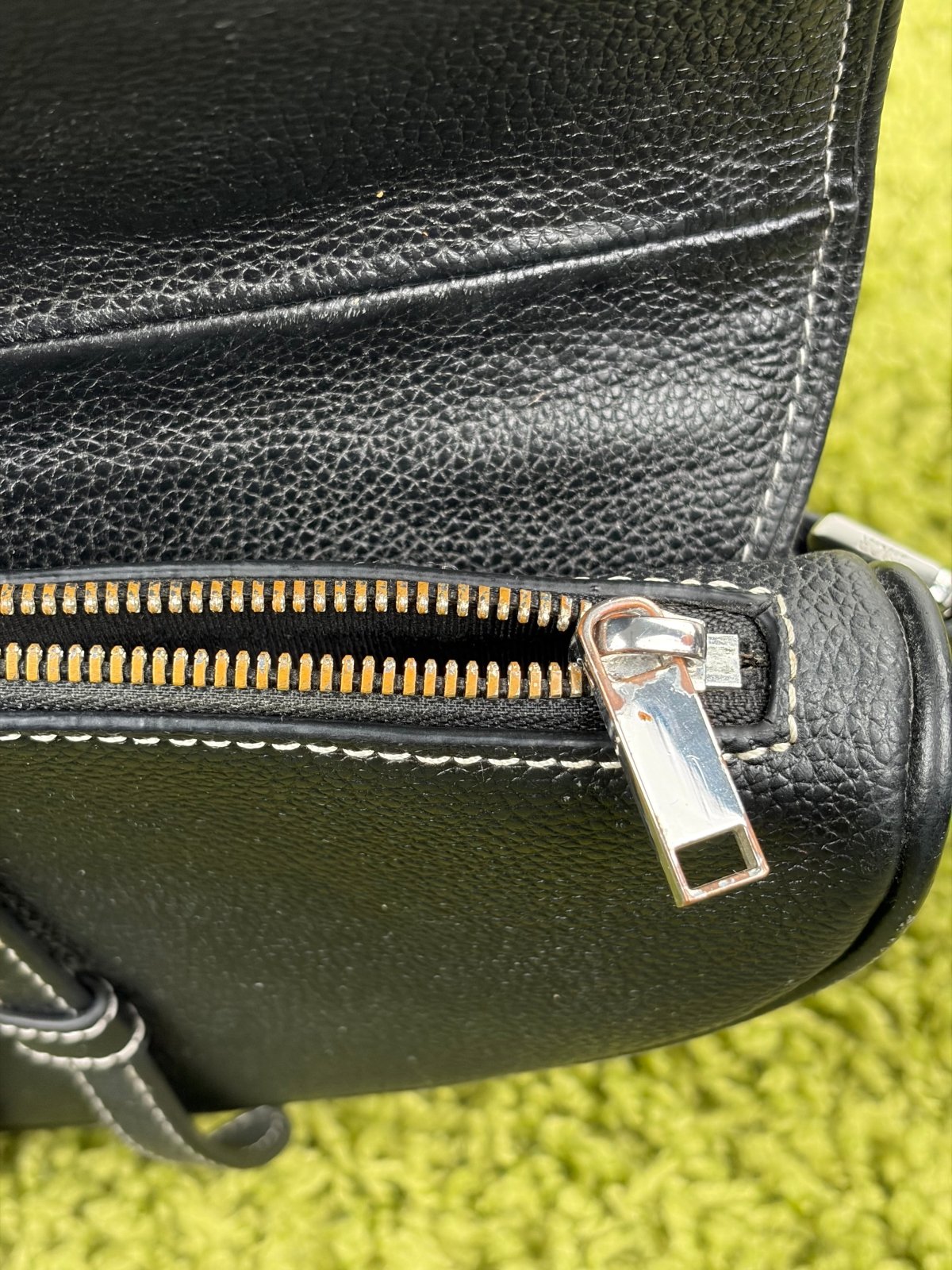 Borsa Christian Dior X Alex Foxton Saddle Nera - Second Hand Di Fiore