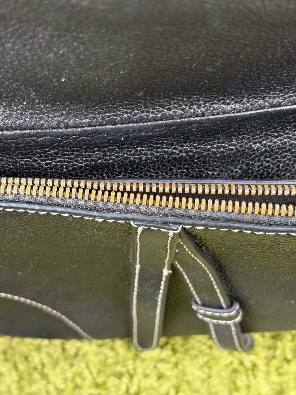 Borsa Christian Dior X Alex Foxton Saddle Nera - Second Hand Di Fiore