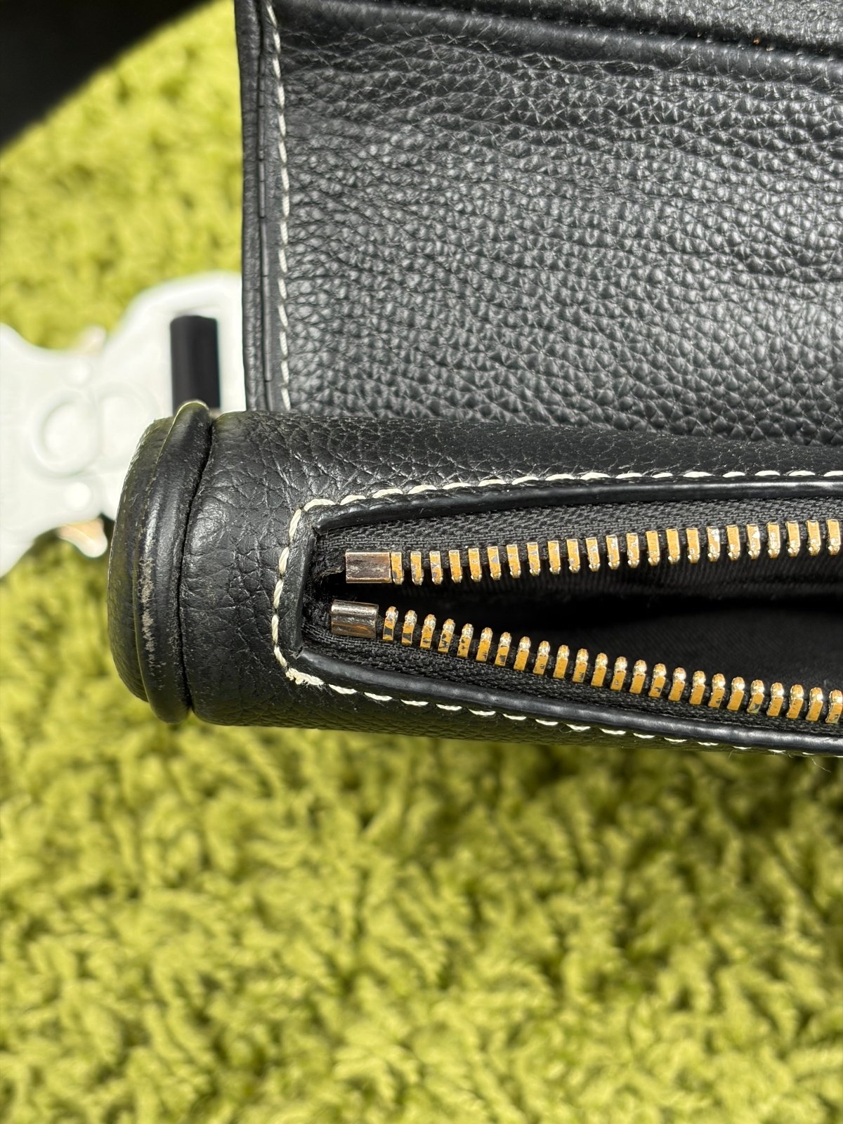 Borsa Christian Dior X Alex Foxton Saddle Nera - Second Hand Di Fiore