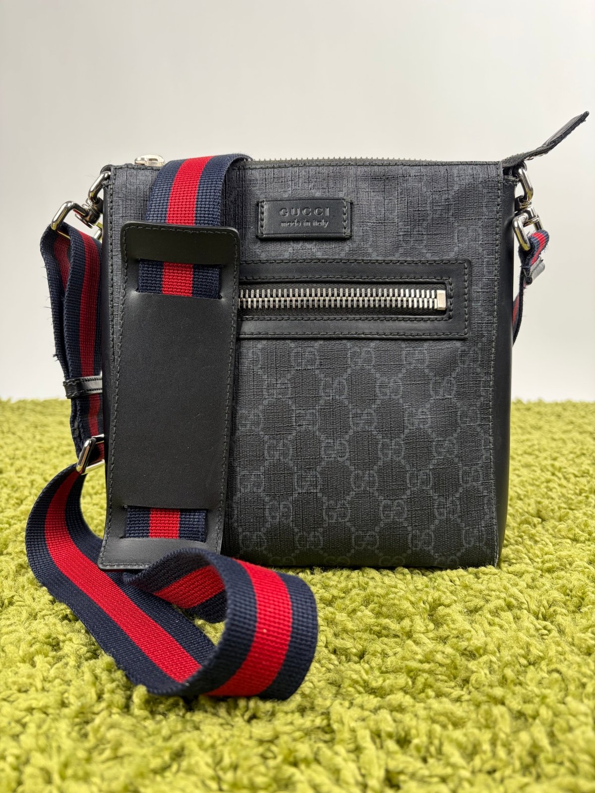 Borsa Gucci GG Ophidia Messenger Blu - Second Hand Di Fiore