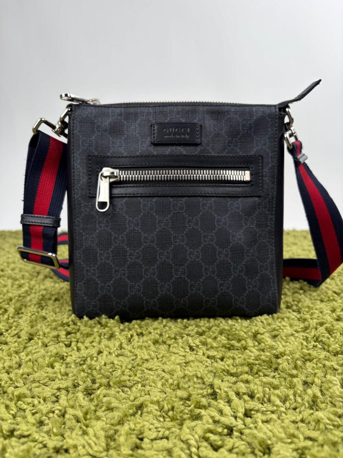 Borsa Gucci GG Ophidia Messenger Blu - Second Hand Di Fiore