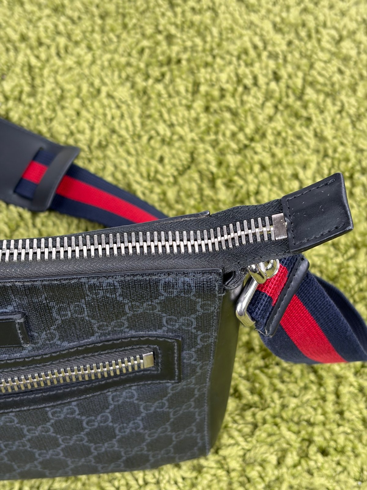 Borsa Gucci GG Ophidia Messenger Blu - Second Hand Di Fiore