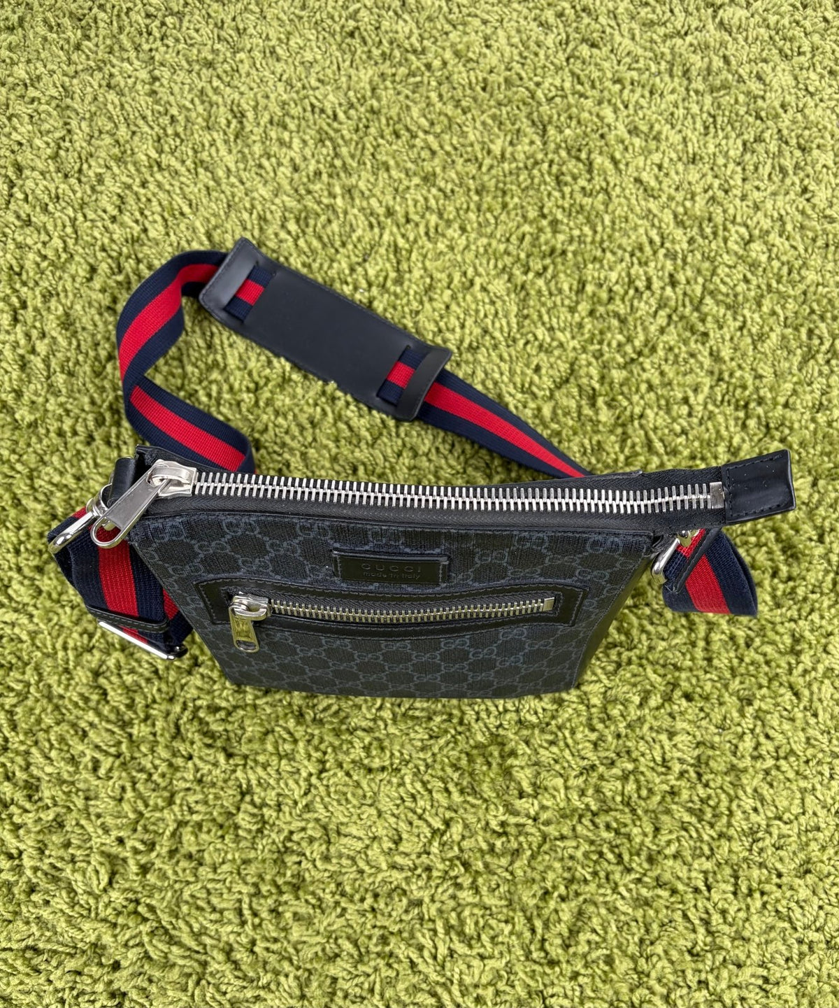 Borsa Gucci GG Ophidia Messenger Blu - Second Hand Di Fiore