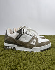 Louis Vuitton Trainer Denim Beige 6.5 - Second Hand Di Fiore