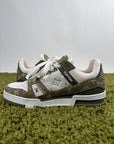 Louis Vuitton Trainer Denim Beige 6.5 - Second Hand Di Fiore