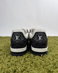 Louis Vuitton Trainer Denim nera 6.5 - Second Hand Di Fiore