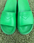 Ciabatta Prada In gomma Verde - Second Hand Di Fiore