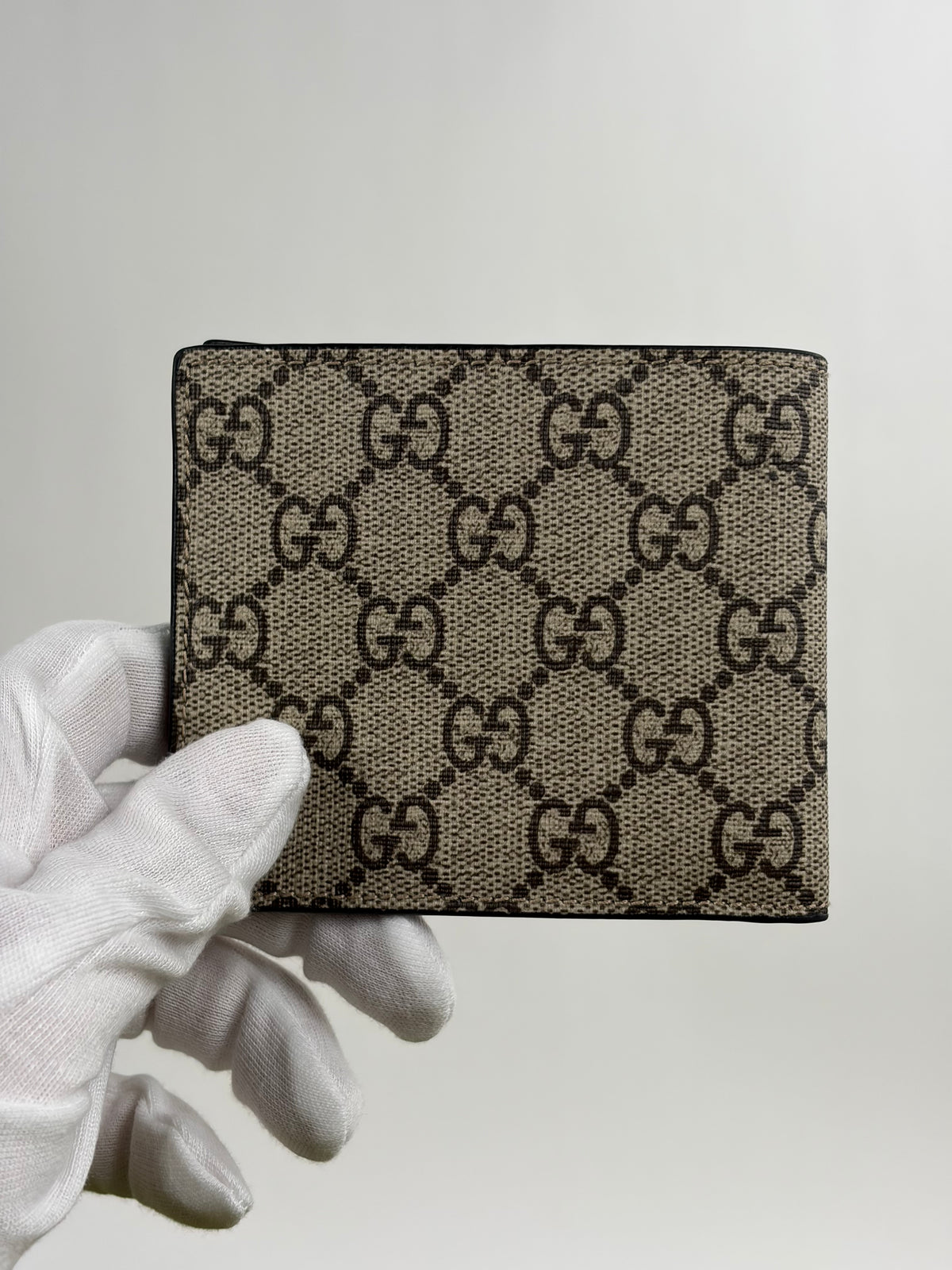 Portafoglio Gucci Monogram Tiger Beige