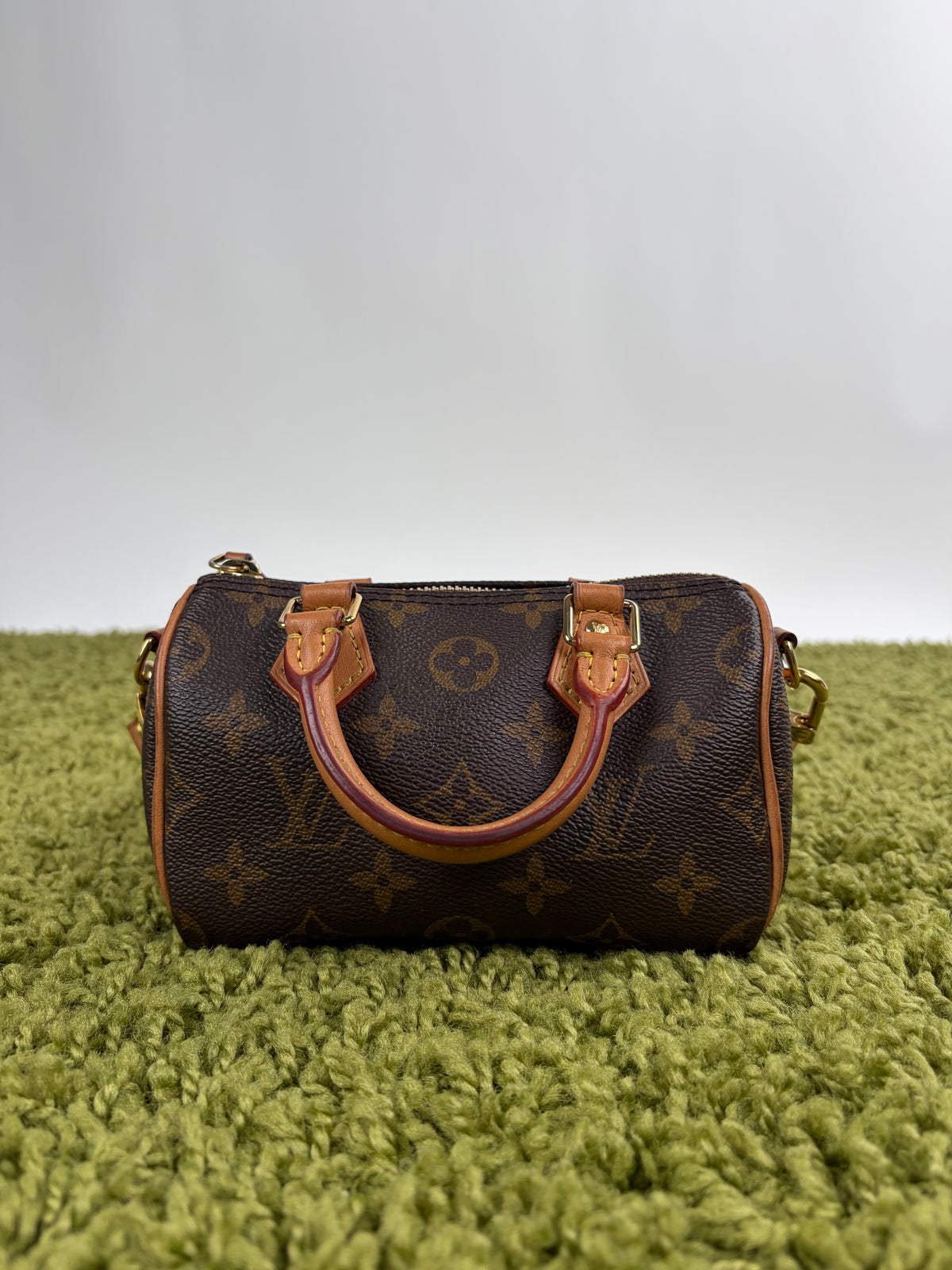 Borsa Louis Vuitton Nano Speedy Marrone - Second Hand Di Fiore