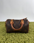 Borsa Louis Vuitton Nano Speedy Marrone