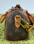 Borsa Louis Vuitton Nano Speedy Marrone