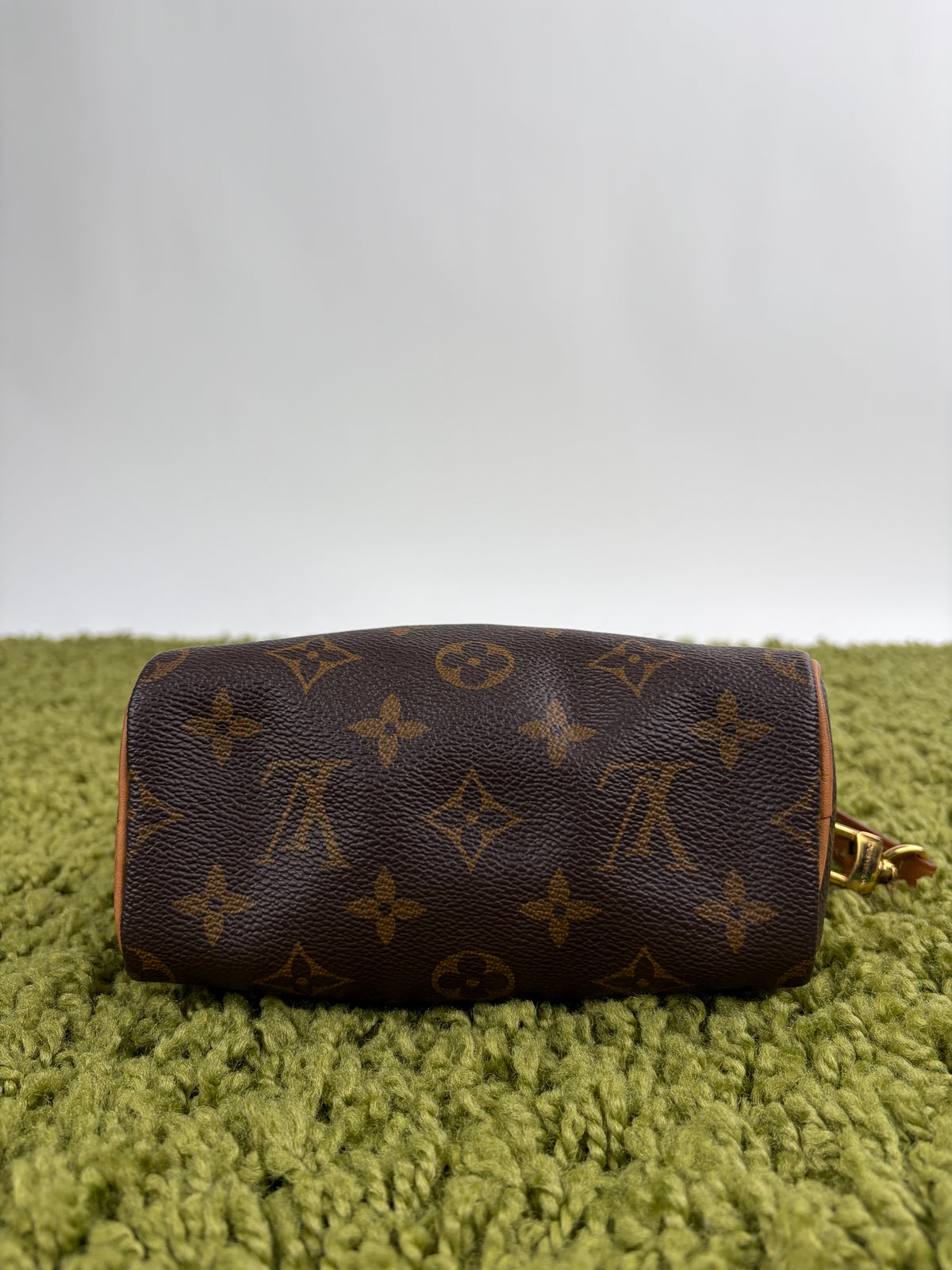Borsa Louis Vuitton Nano Speedy Marrone