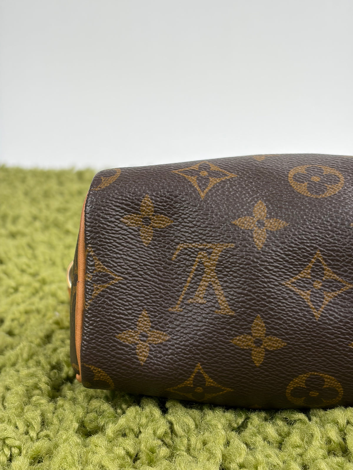 Borsa Louis Vuitton Nano Speedy Marrone
