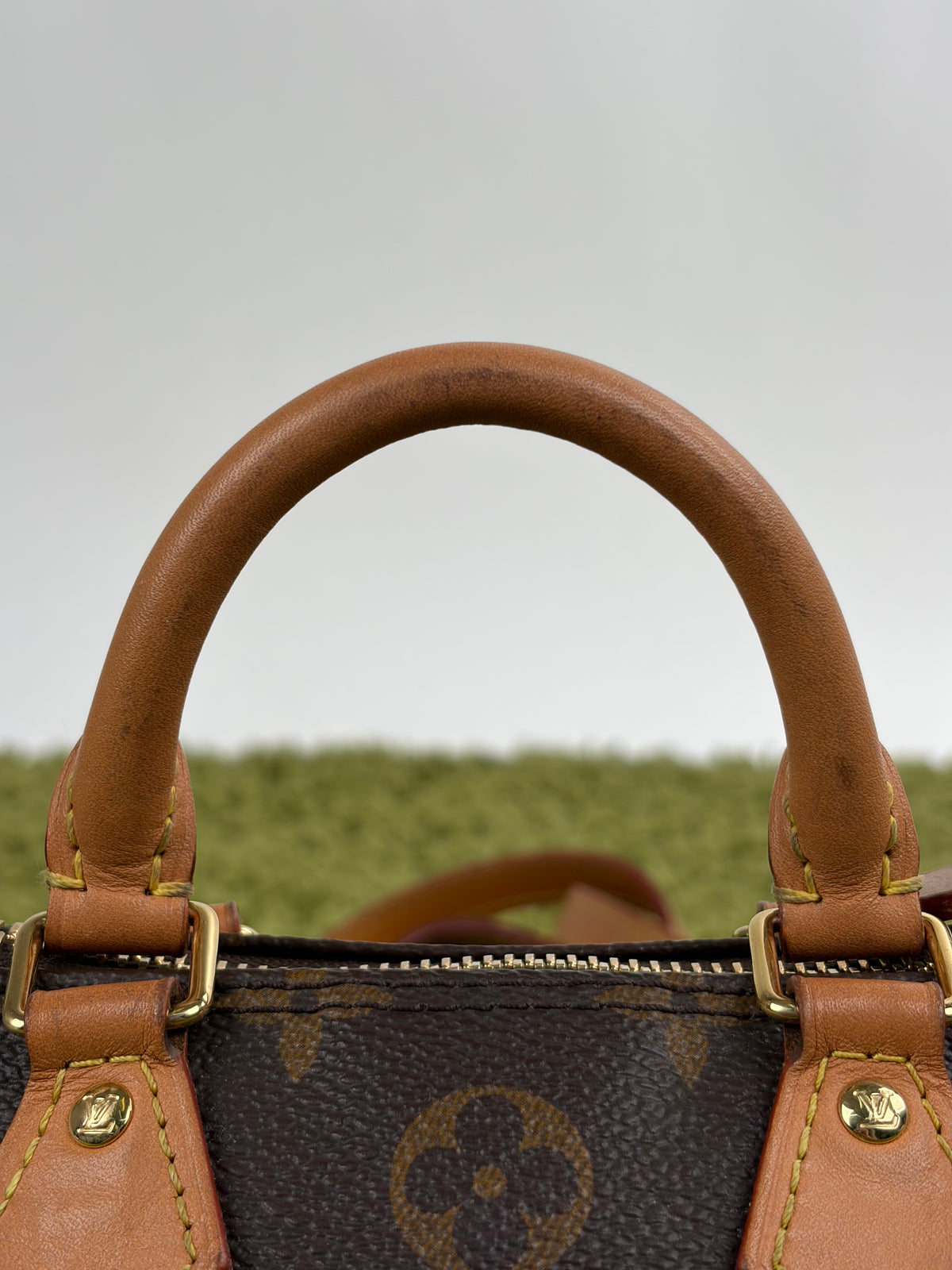 Borsa Louis Vuitton Nano Speedy Marrone