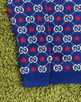 Maglione Gucci Monogram GG Blu Multicolor XL