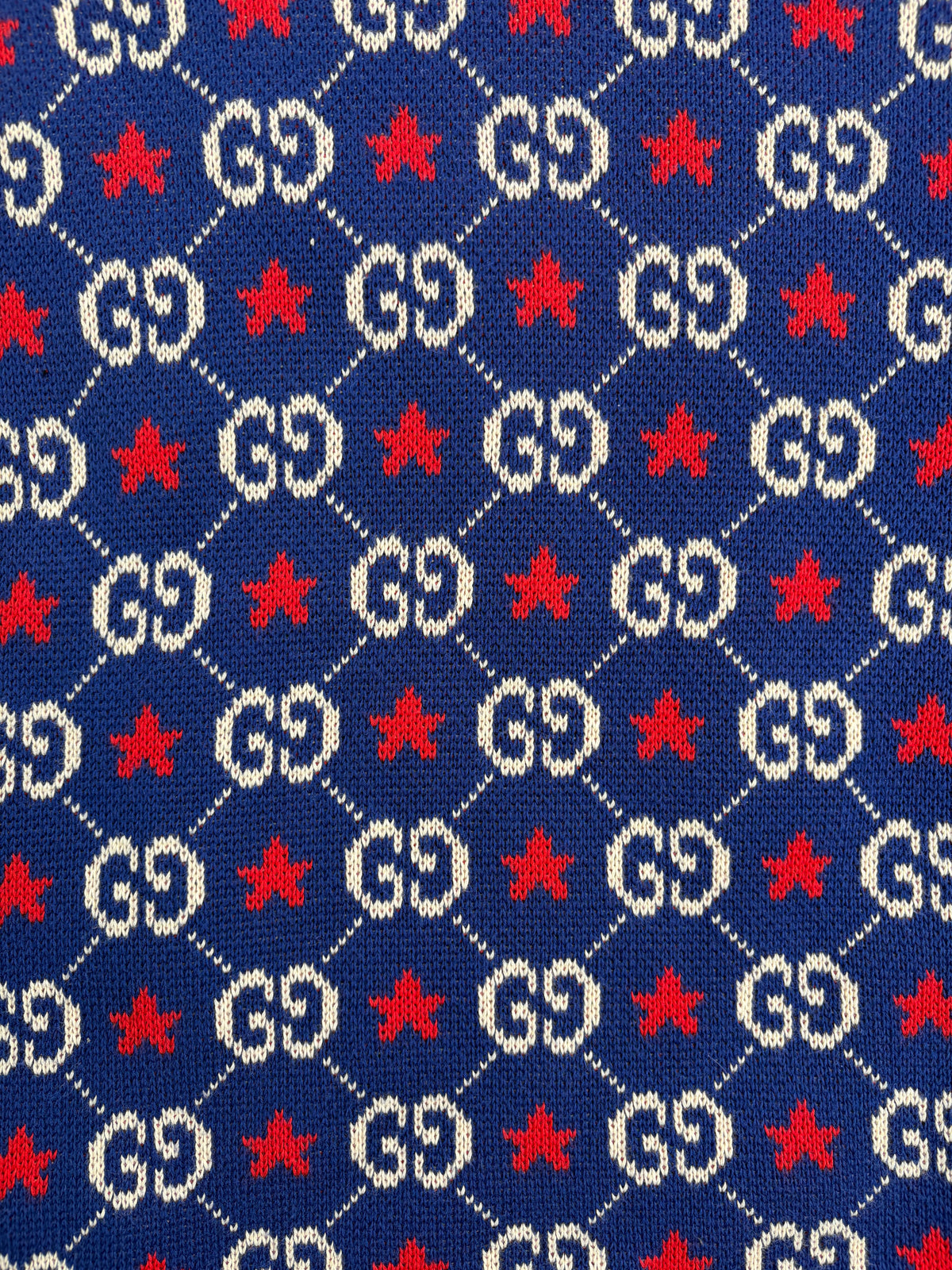 Maglione Gucci Monogram GG Blu Multicolor XL - Second Hand Di Fiore