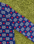 Maglione Gucci Monogram GG Blu Multicolor XL