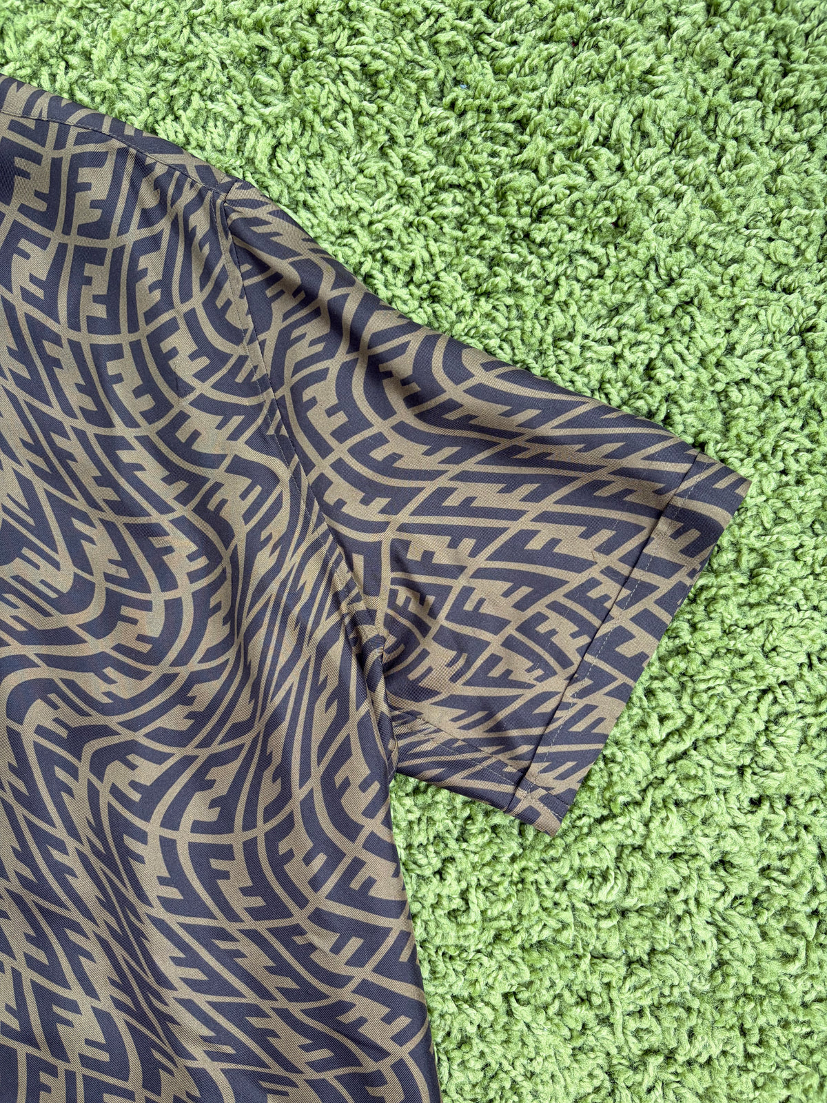 Camicia Fendi FF Vertigo Marrone 40