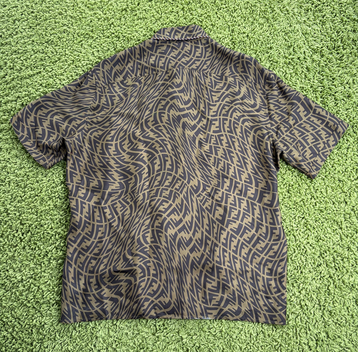 Camicia Fendi FF Vertigo Marrone 40
