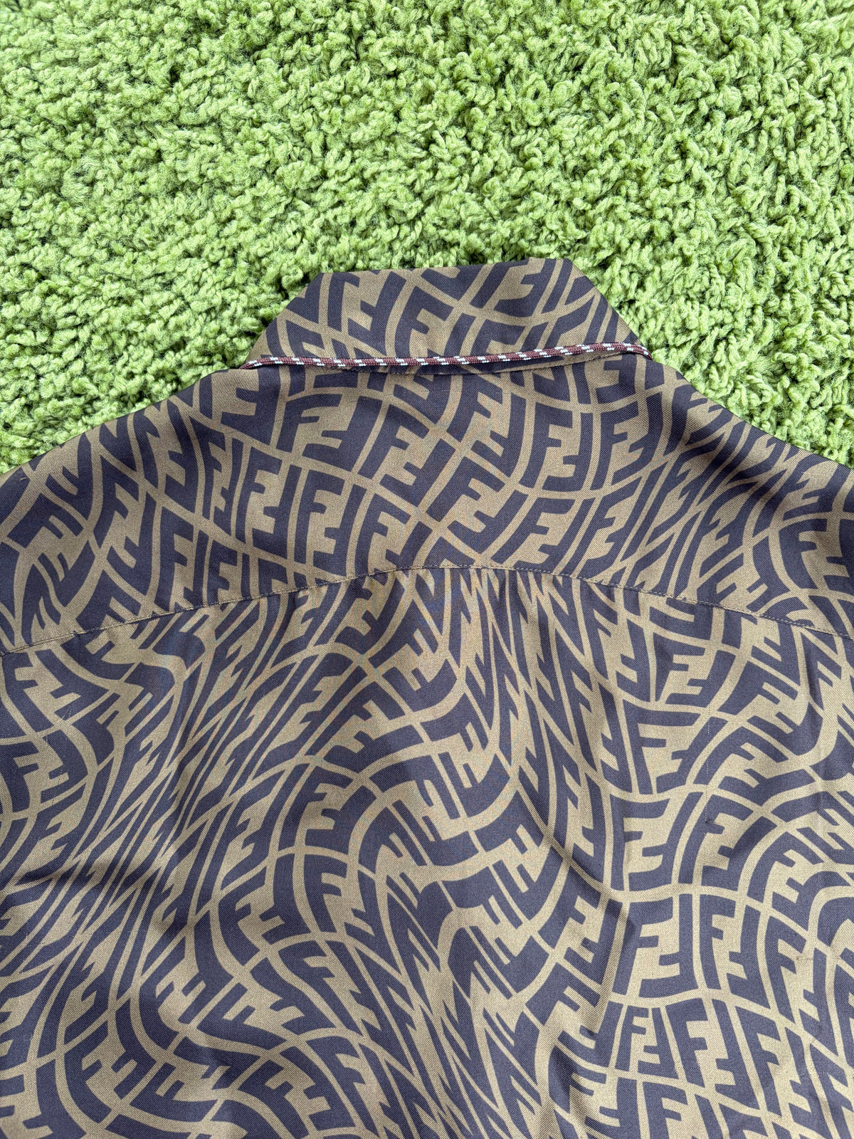 Camicia Fendi FF Vertigo Marrone 40