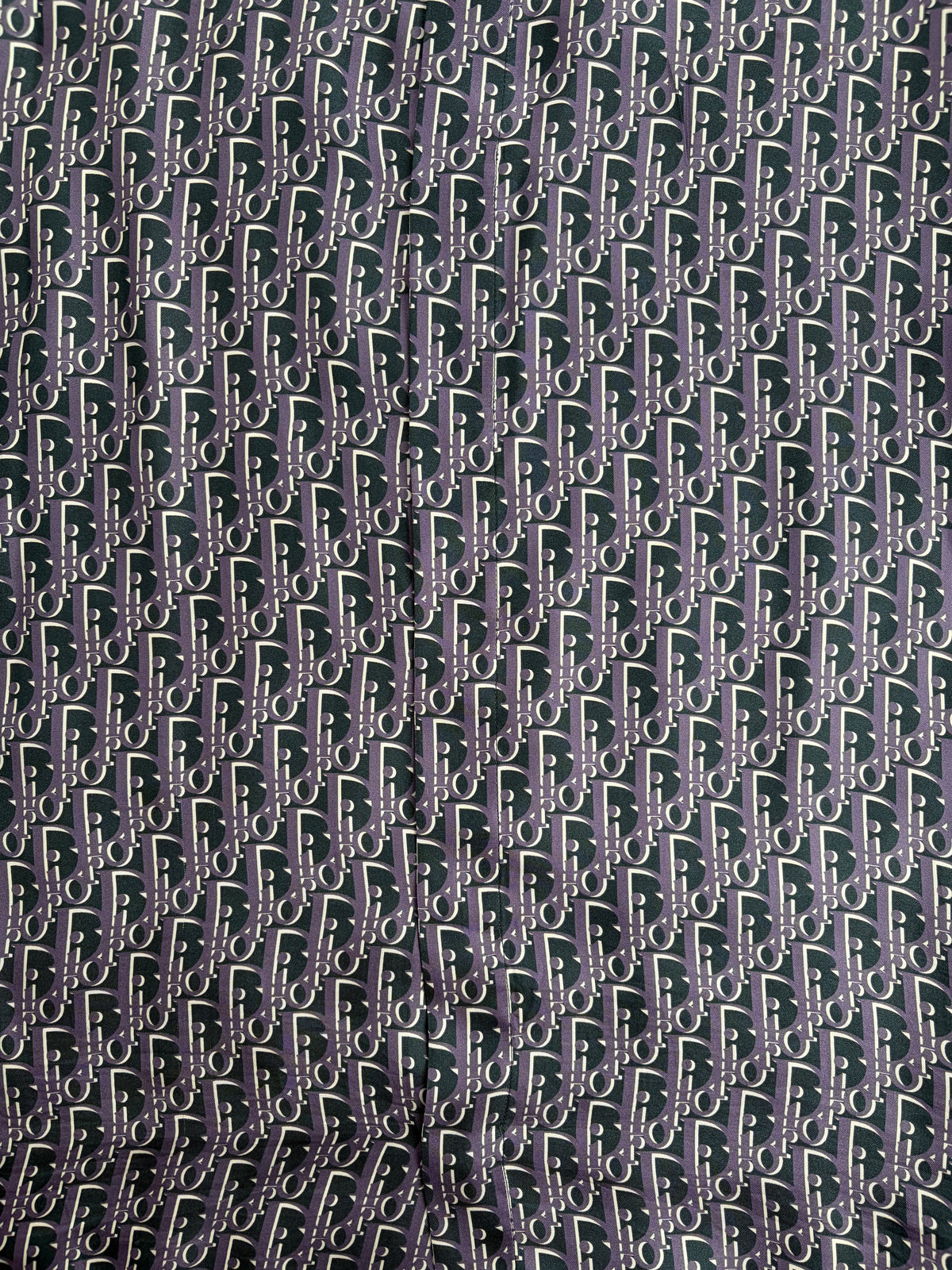 Camicia Christian Dior in oblique Blu Navy 41 - Second Hand Di Fiore