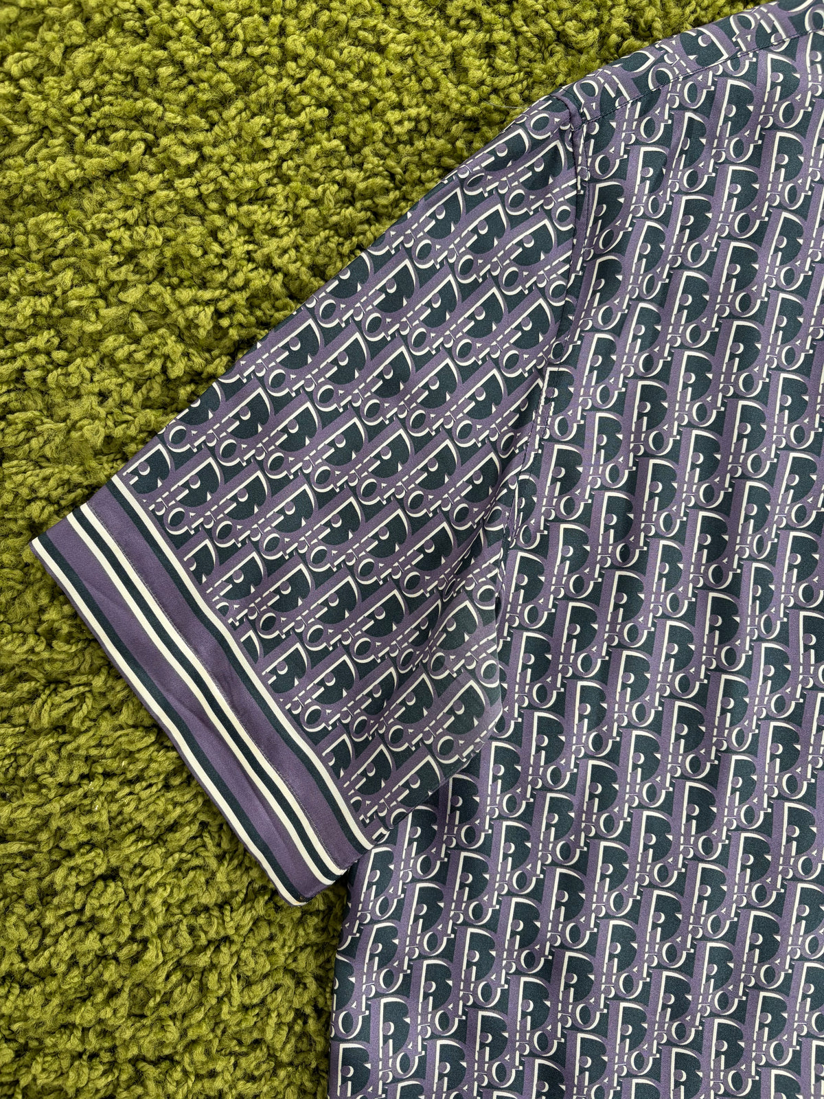 Camicia Christian Dior in oblique Blu Navy 41