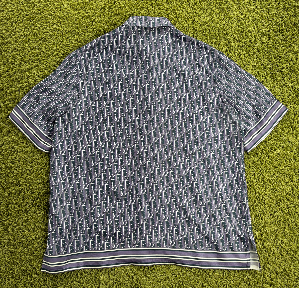 Camicia Christian Dior in oblique Blu Navy 41